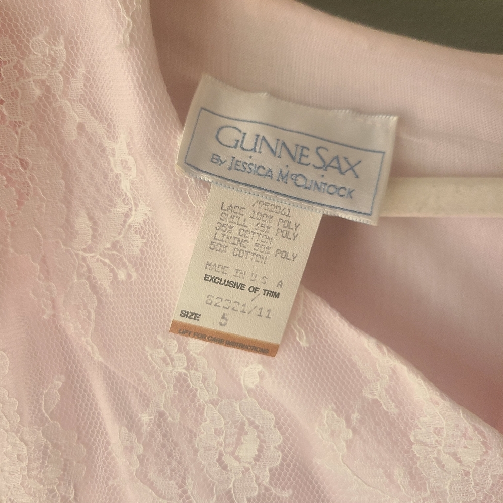Vintage Gunne Sax by Jessica McClintock, Size 5 - Picture 3 of 5